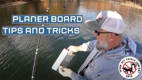 how to use a planer board striper fishing
