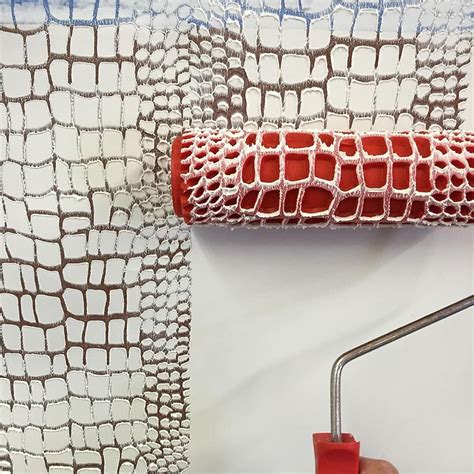 how to use a textured paint roller