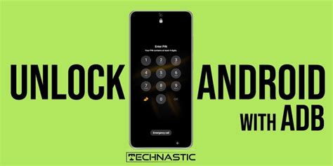 how to use adb to unlock android phone