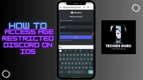 how to use age restricted discord servers on iphone