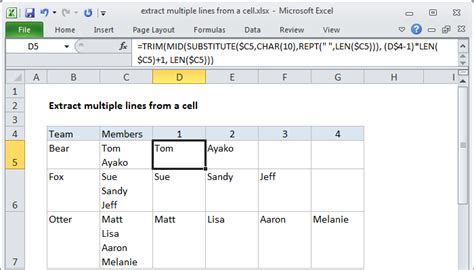 how to use alt enter in excel on mac