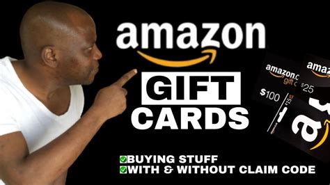 how to use amazon gift card without claim code