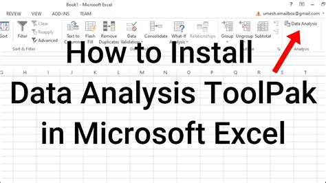 how to use analysis toolpak in excel mac