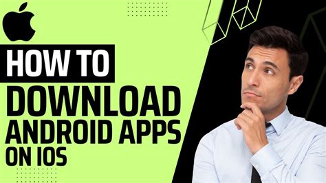 how to use android app on ios
