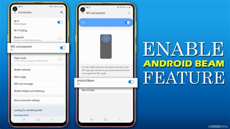 how to use android beam