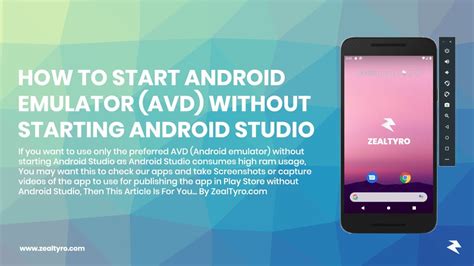 how to use android emulator without android studio