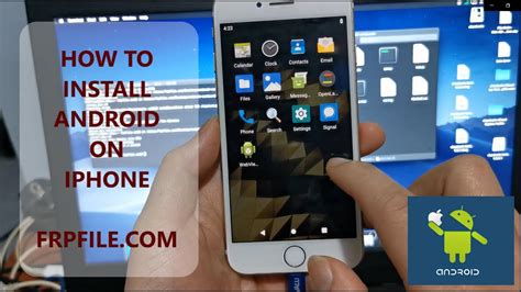 how to use android on iphone