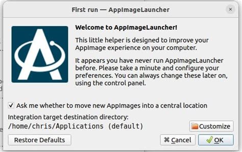 how to use appimagelauncher