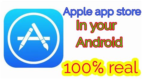 how to use apple app store on android