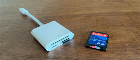 how to use apple sd card reader
