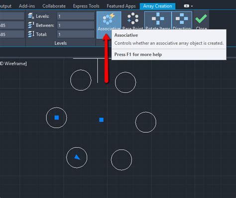 how to use array in autocad 2024