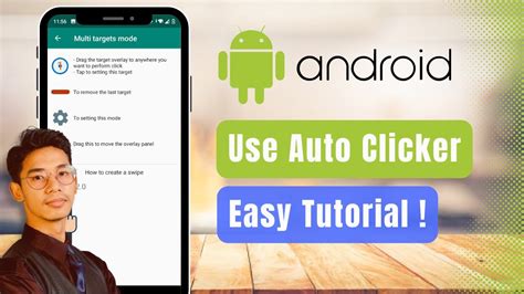 how to use auto clicker on android phone