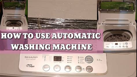 how to use automatic machine washing
