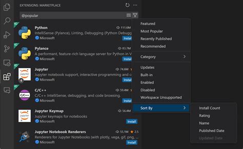 how to use black extension in vs code