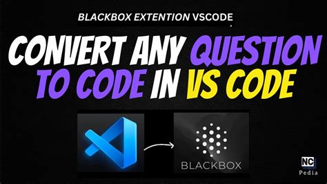 how to use blackbox extension in vs code