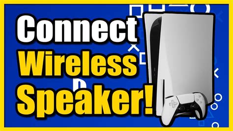 how to use bluetooth speaker on ps5