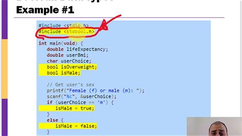 how to use boolean data type in c