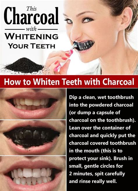 how to use charcoal for teeth