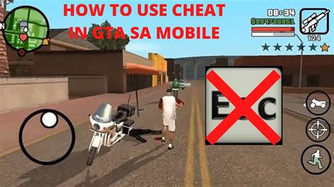 how to use cheat code in san andreas mobile