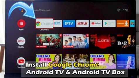 how to use chrome on android tv