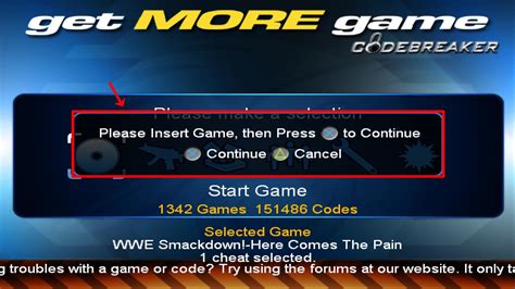 how to use code breaker on pcsx2