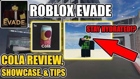 how to use cola in evade roblox pc