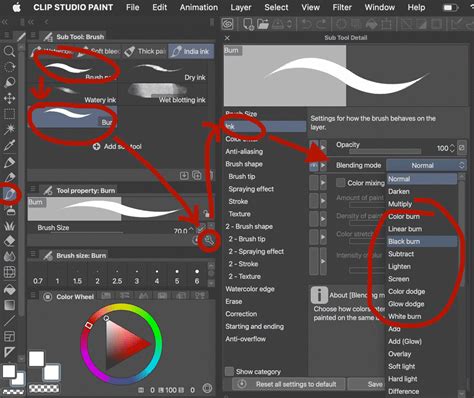 how to use color code in clip studio paint