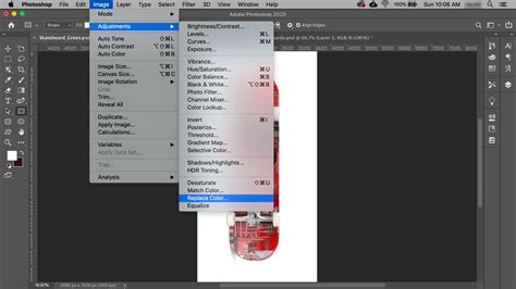 how to use color replacement tool in photoshop