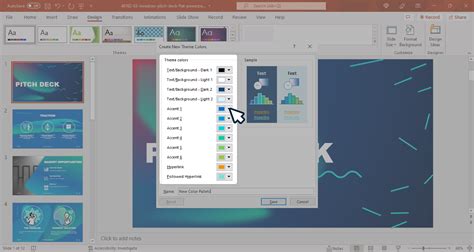 how to use colour palette in powerpoint