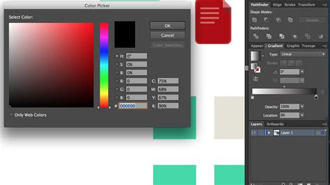 how to use colour picker in illustrator