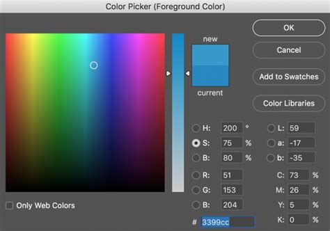 how to use colour picker in photoshop