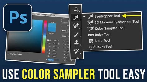 how to use colour sample tool in photoshop