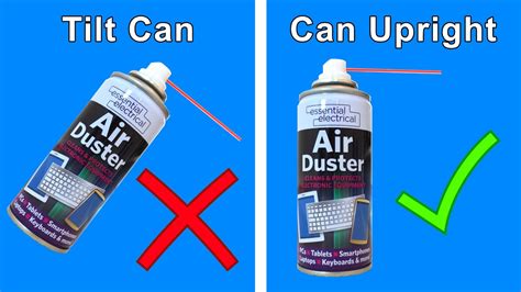 how to use compressed air properly