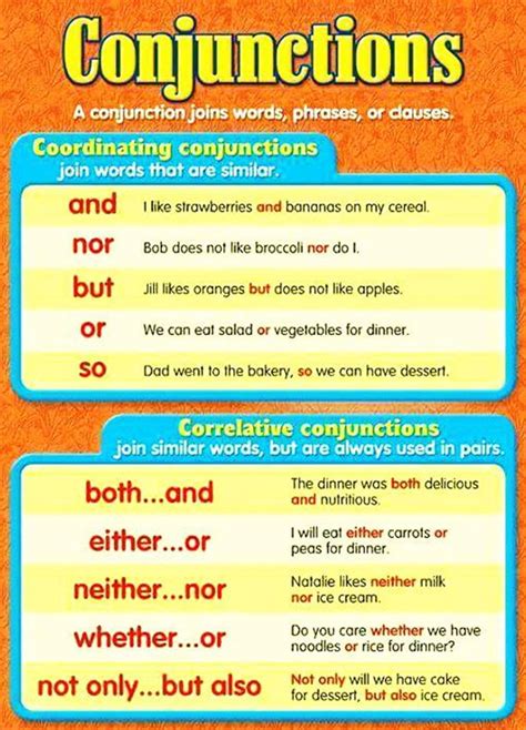 how to use conjunctions
