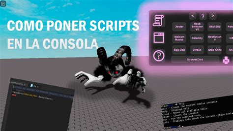 how to use console scripts in roblox