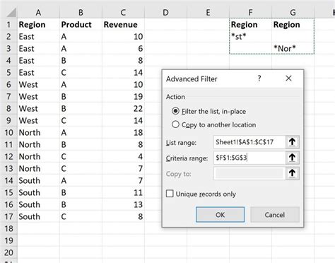 how to use contains filter in excel