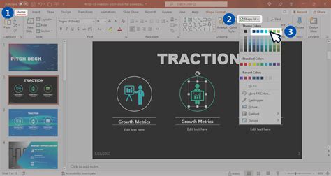 how to use custom colors in powerpoint
