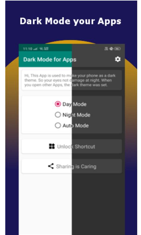 how to use dark mode on amazon app