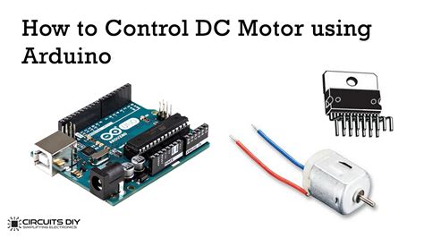 how to use dc motor with arduino