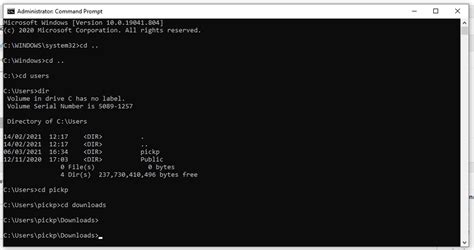 how to use directory in cmd