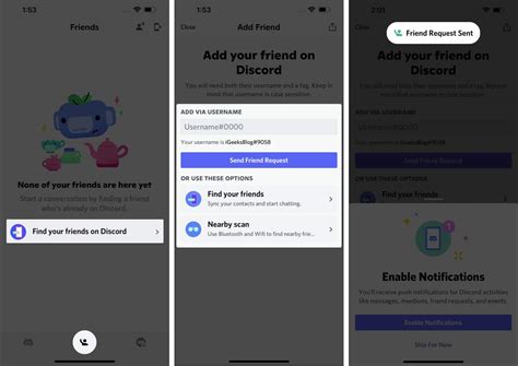 how to use discord on iphone