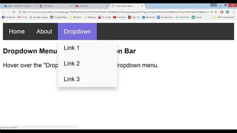 how to use dropdown in html form
