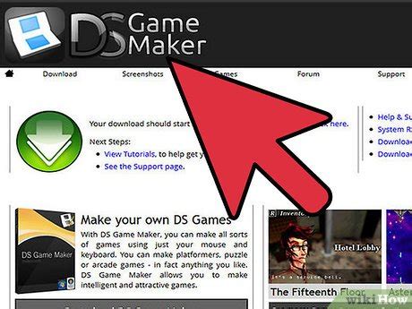 how to use ds game maker