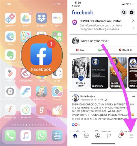 how to use dual facebook app on iphone