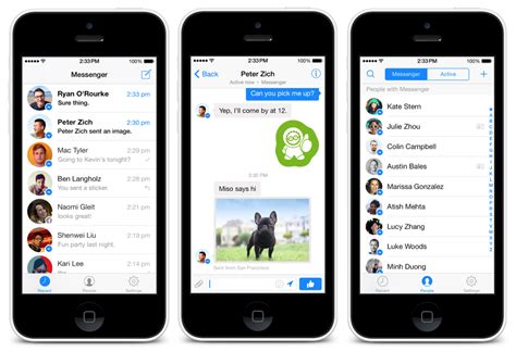 how to use dual fb messenger in iphone