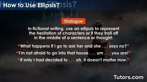 how to use ellipsis in dialogue