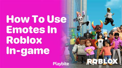 how to use emotes in game roblox