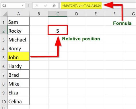 how to use exact match function in excel