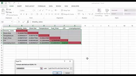 how to use excel data analysis correlation