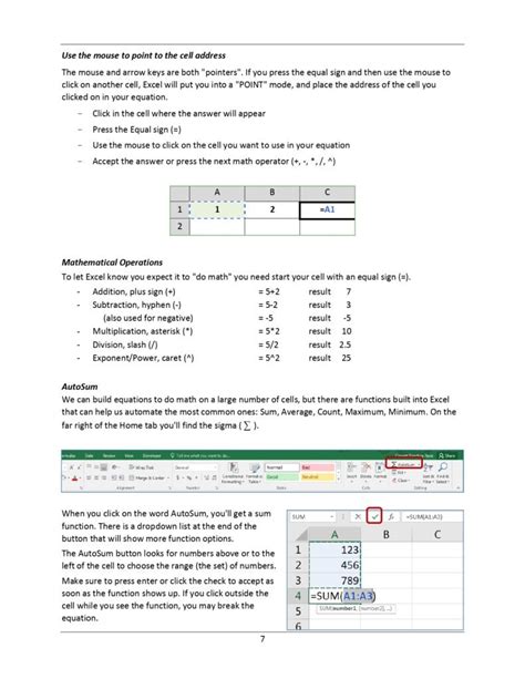 how to use excel for beginners pdf free download